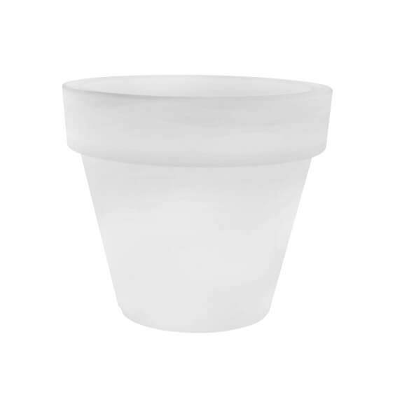 Bordato Liscio Light Vaso con luce Serralunga - Agof Store