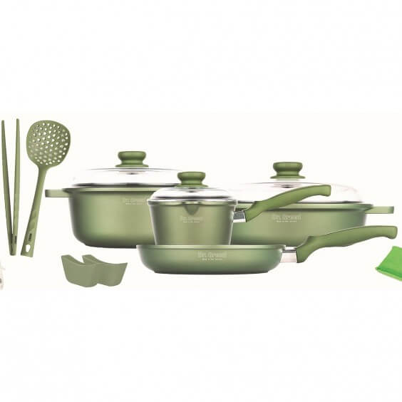 Risoli Dr.Green Induction cookware set - Agof Store