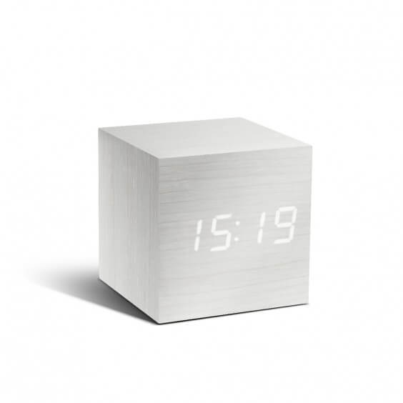 Cube Click Clock orologio da tavolo Gingko - Agof Store