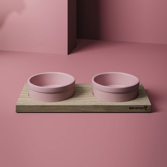 DON ARTURO Teccà T2 | Pet Bowls Holder | Agof Store