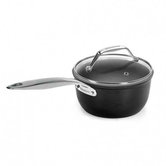 BARAZZONI Black Titan Long-Handled Casserole With Lid - Agof Store