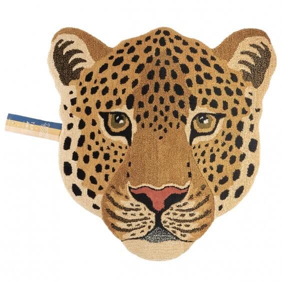 Doing Goods Himani Leopard Head Large rug - Agof Store