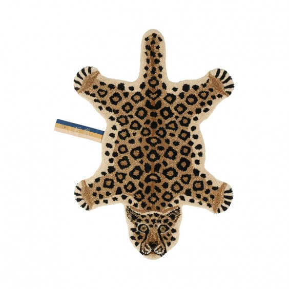 Doing Goods Loony Leopard Small rug - Agof Store