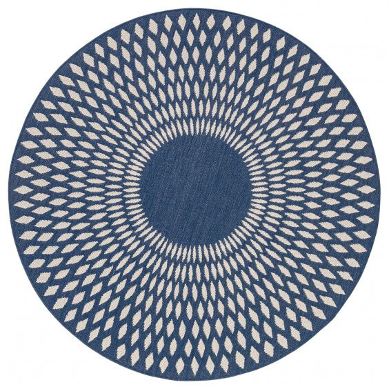 AFK Living Illusion Midnight Blue outdoor rug - Agof Store