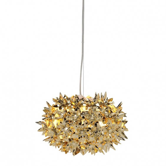 Bloom S2 Metallisiert Pendelleuchte by Kartell - Agof Store