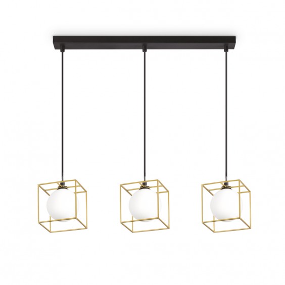 Ideal Lux Lingotto 3 pendant lamp - Agof Store