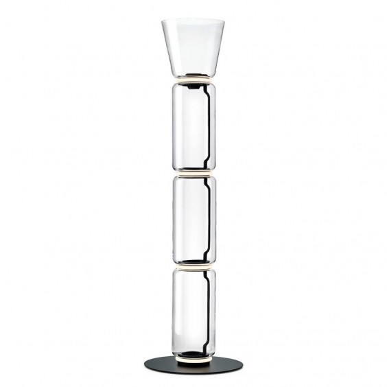 Flos Noctambule 3 High Cylinder & Cone Big Base lampada da terra - Agof Store