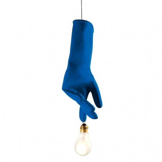 Blue Luzy Lampada a sospensione Ingo Maurer - Agof Store