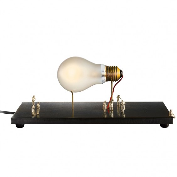 Ingo Maurer I ricchi poveri Monument for a bulb table lamp - Agof Store